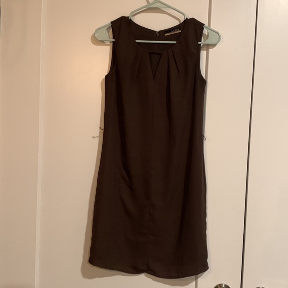 Brown chiffon Dress La City - Picture 5 of 7